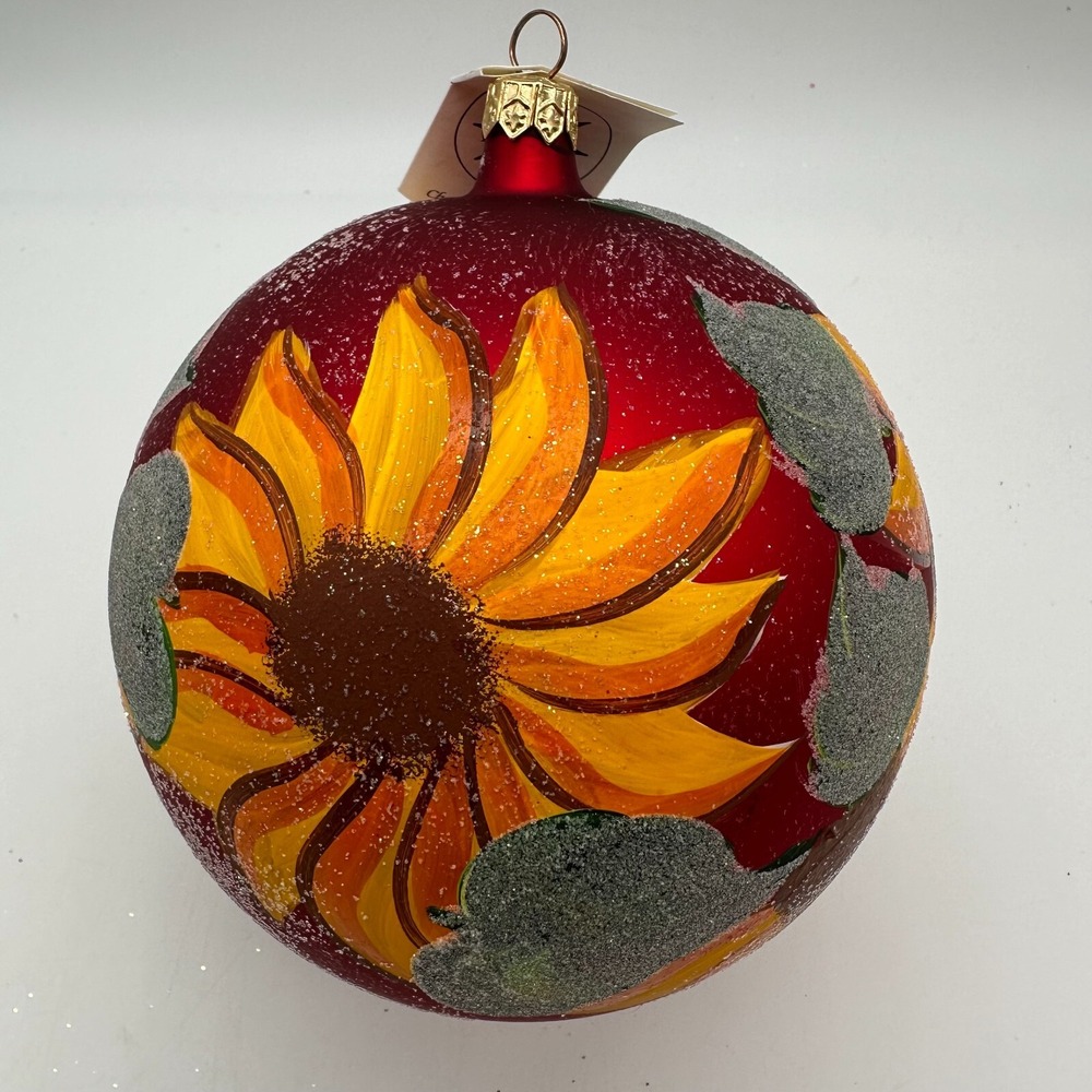 1997 Christopher Radko‎ Sunnyside Ball 5.5" Ornament 97-309-0 with Tag